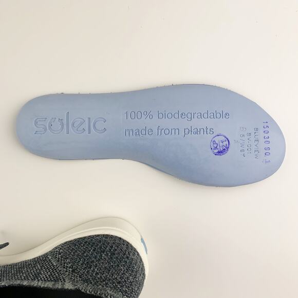 Blueview Pacific Shoes Biodegradable Plant Based Grey Knit Soleic Women’s 6.5 - Picture 10 of 13